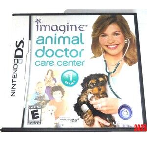 Imagine Animal Doctor Care Center Nintendo DS CASE AND MANUAL ONLY No Game Read